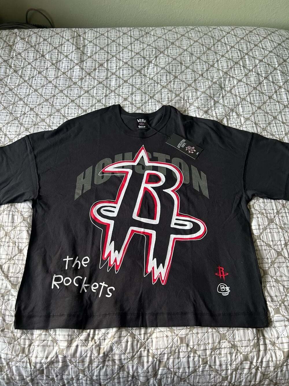 b2ss NBA Lab Houston Rockets Graphic T-Shirt Size XL